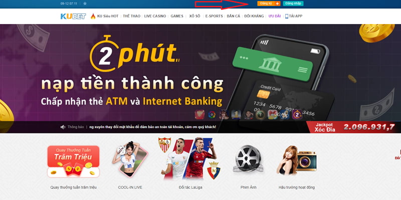 Xác minh trang chủ nhà cái kubet