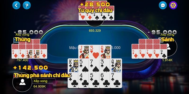 Các tuyệt chiêu khi chơi bài binh xập xám thắng lớn