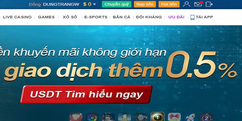 Truy cập và rút tiền Kubet đơn giản